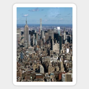 Aerial Manhattan View Sticker